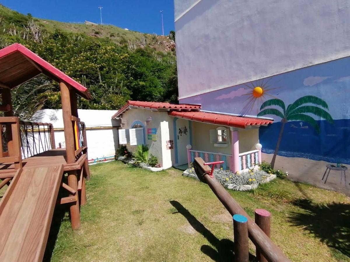 Apto Na Orla Da Praia Grande Com Piscina E Garagem 阿拉亚尔-杜卡布 外观 照片