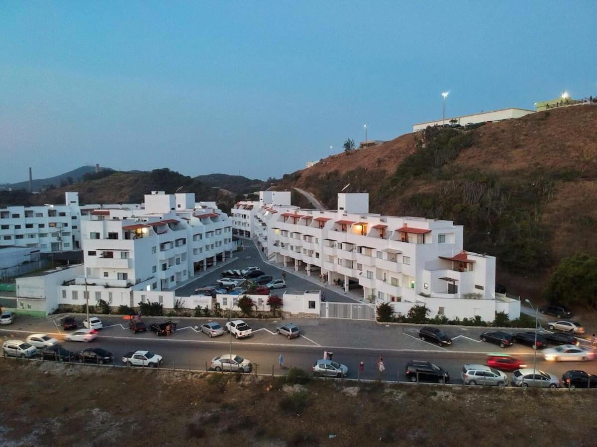Apto Na Orla Da Praia Grande Com Piscina E Garagem 阿拉亚尔-杜卡布 外观 照片