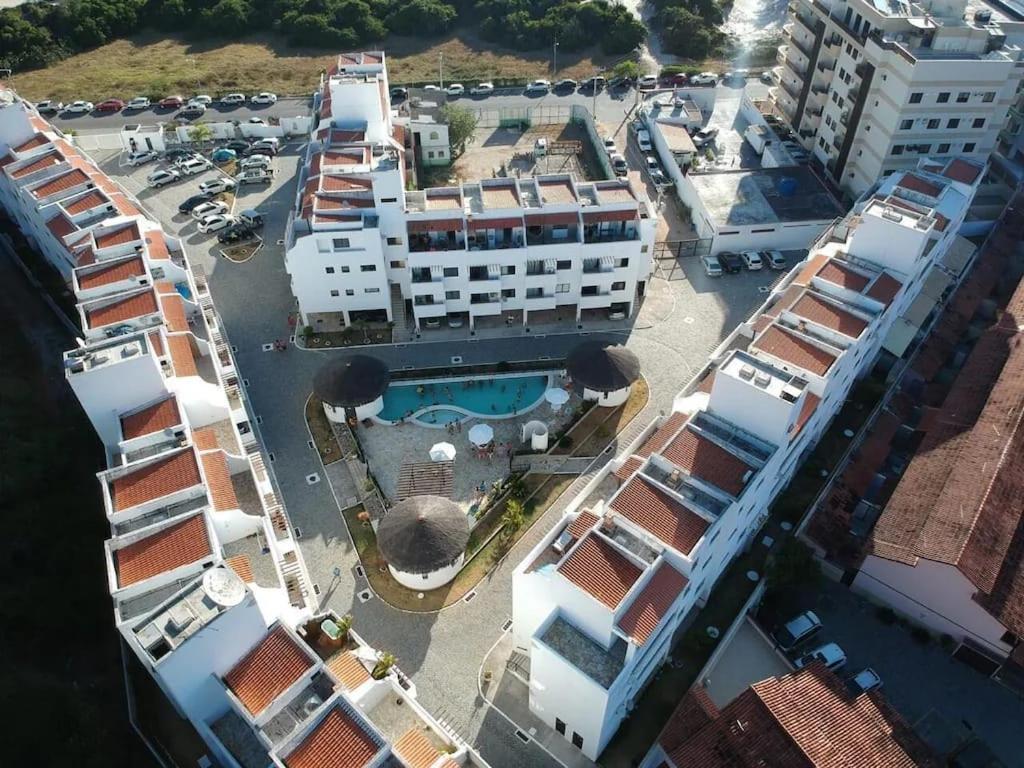 Apto Na Orla Da Praia Grande Com Piscina E Garagem 阿拉亚尔-杜卡布 外观 照片
