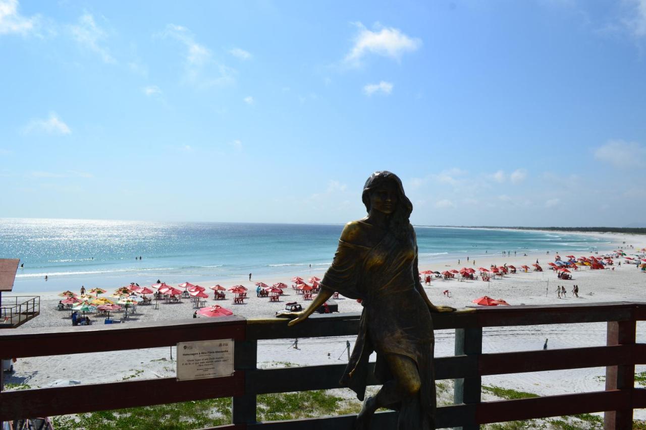 Apto Na Orla Da Praia Grande Com Piscina E Garagem 阿拉亚尔-杜卡布 外观 照片
